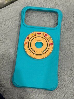 Lake Blue Fruit Rotating Stand Case for iPhone